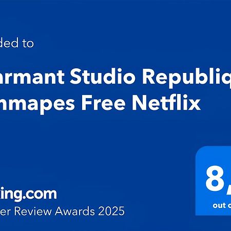 Charmant Studio Republique Jemmapes Free Netflix Paris Exterior photo